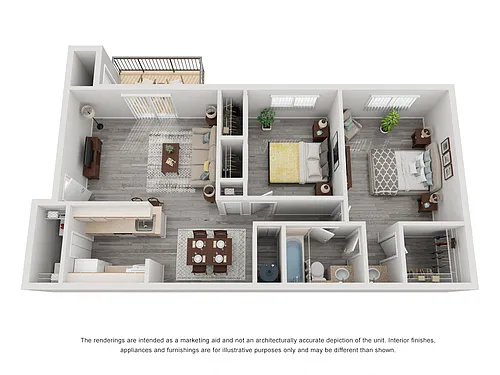 Floor plan Model B1