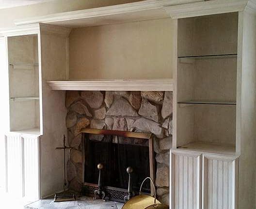 Living Room with Fireplace