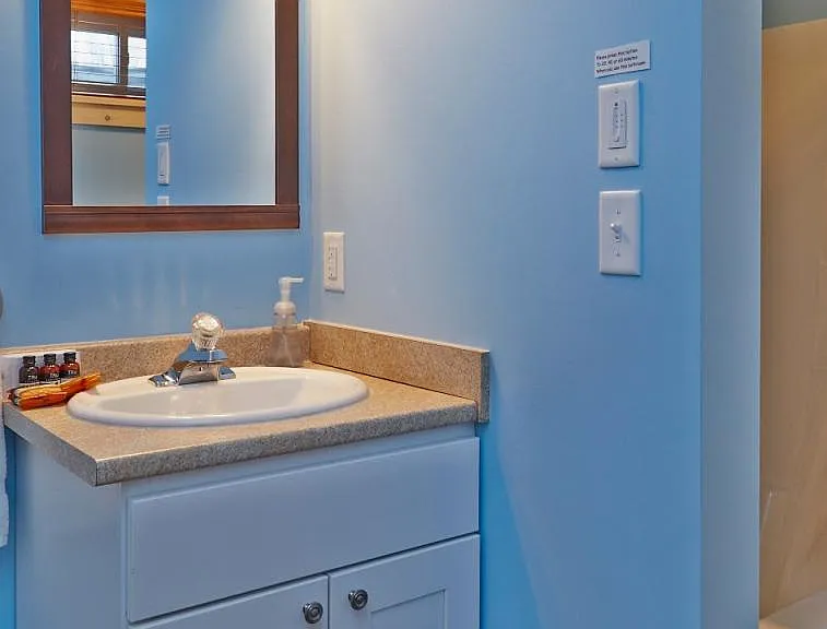 Lower level Queen Bathroom has Tub/shower bathroom