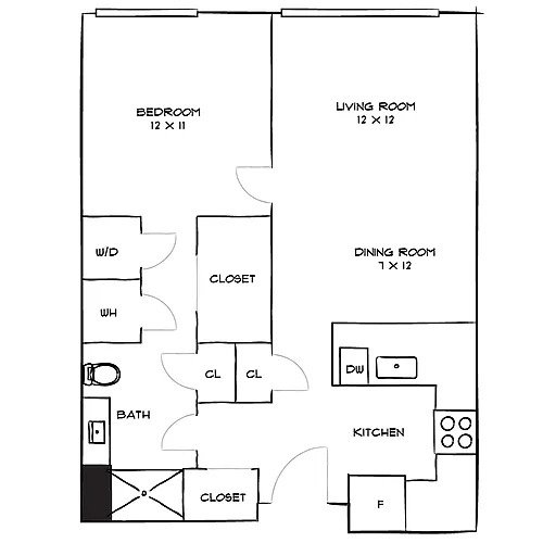 Floor plan Frontier 1C