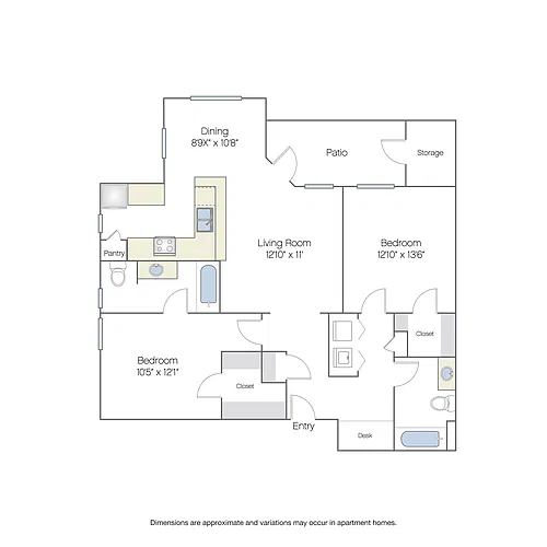 Floor plan B3