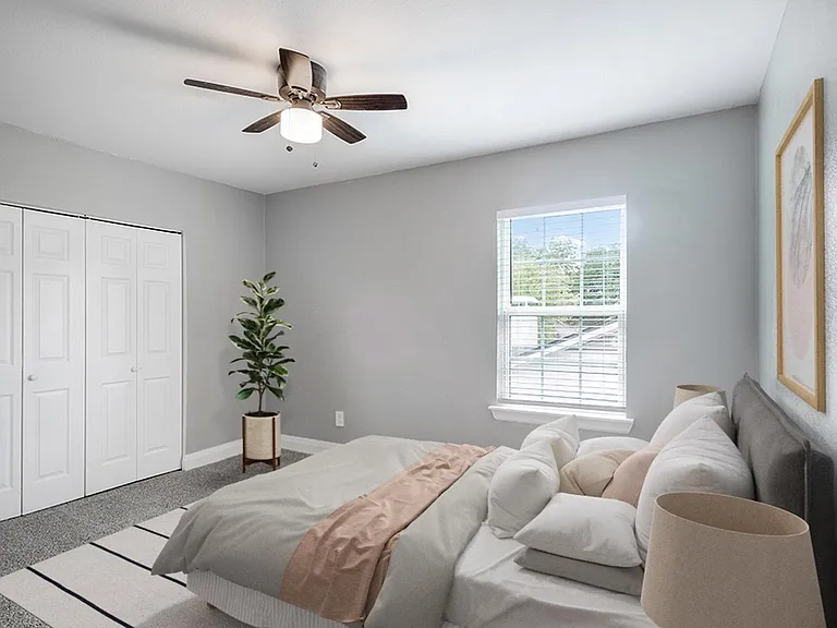 Bedroom 5. This image shows a virtually furnished space. Bedrooms come unfurnished.