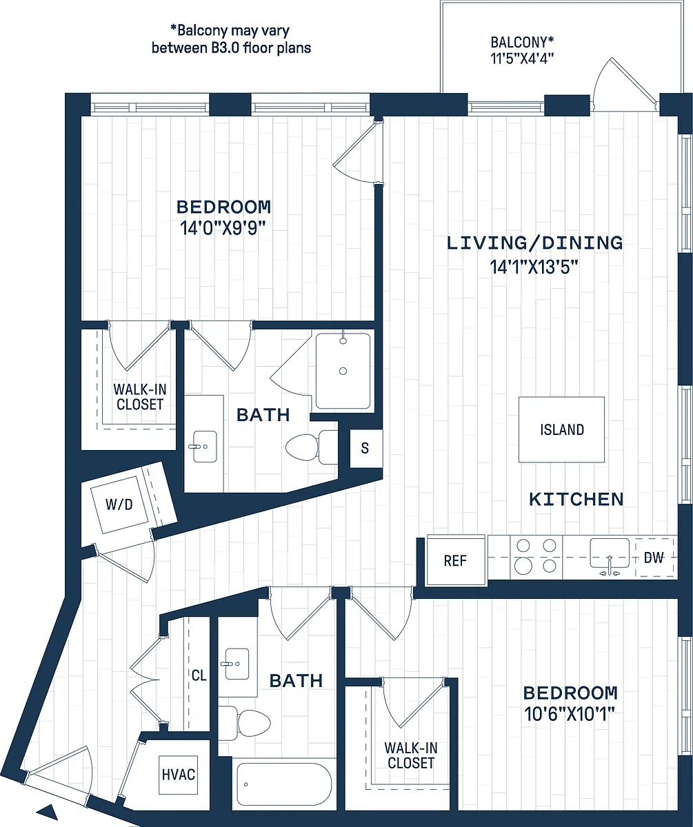 Floor plan B3