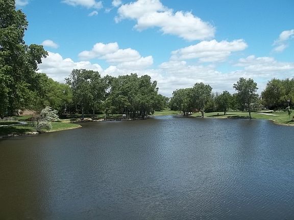gorgeous lake behind home