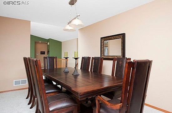 Dining room off kitchen & LR