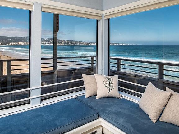 View from Living Room of Monterey, Fisherman's Wharf and all of Del Monte Beach.