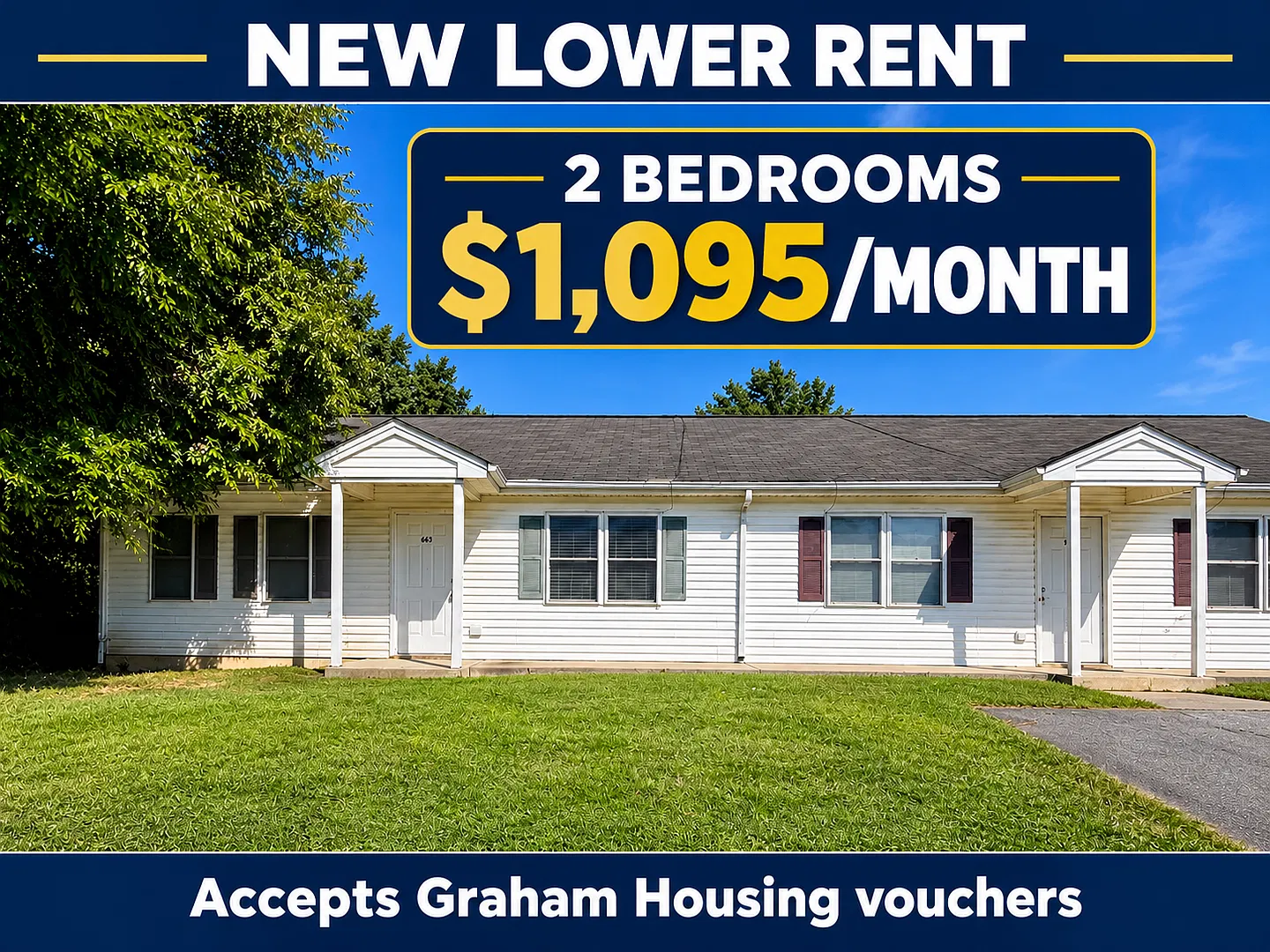 Two bedroom, 1 bath apartment in Burlington — Photo 1