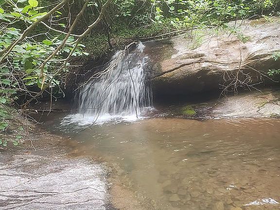 Waterfall in your backyard. 