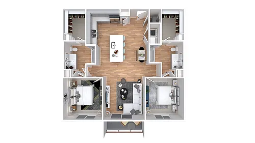 Floor plan 2X2-1178