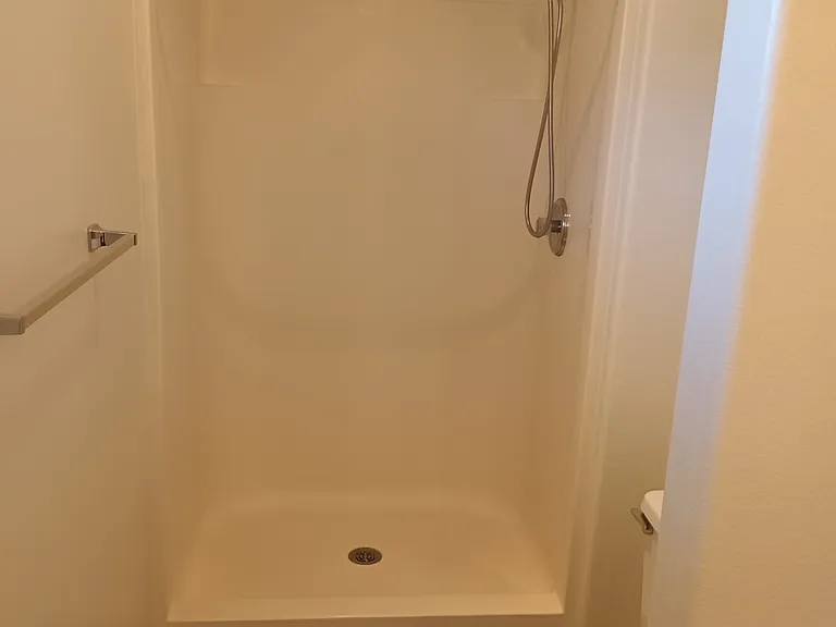 master bathroom shower & toilet
