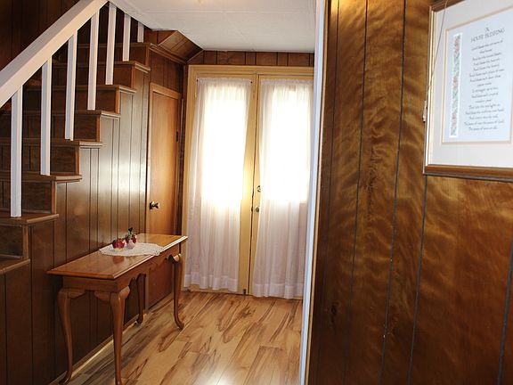 Entry hallway includes a coat closet.