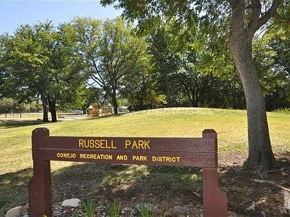 Picture of Russell Park, one street from the house