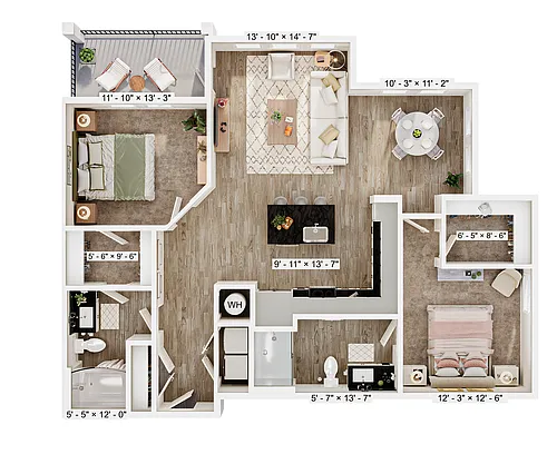 Floor plan B3