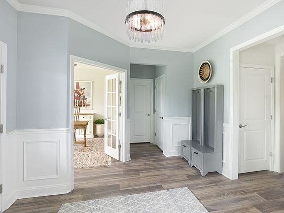 Embrace guests as they walk through your front door and into the foyer of your brand new constructio