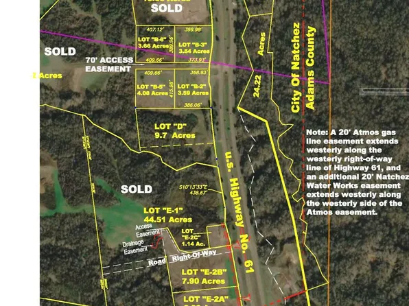 Highway 61 Lot B3, Natchez, MS 39120