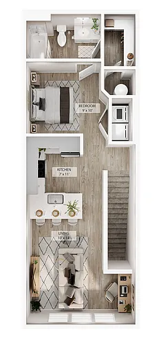 Floor plan Studio Grand Overlook