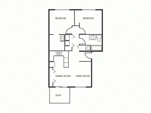 Floor plan Two-Bedroom