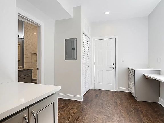 back area (laundry and bathroom)