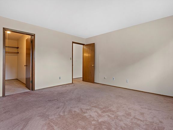 Bed room with large walk-in closet.