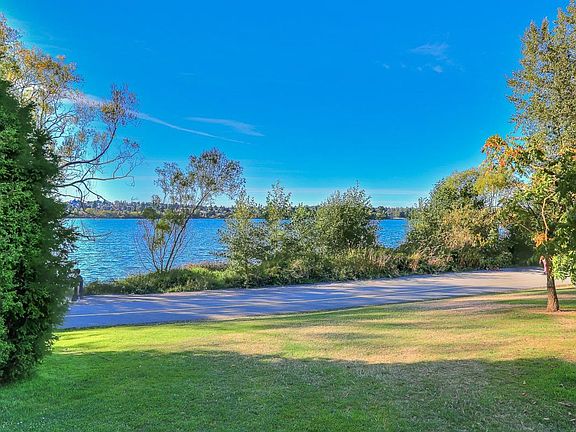 Lake directly down from home