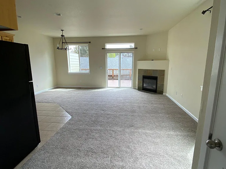 living room and dining room