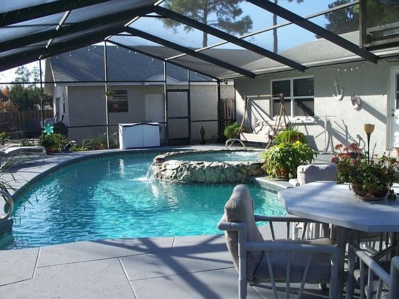 Pool with Table Area