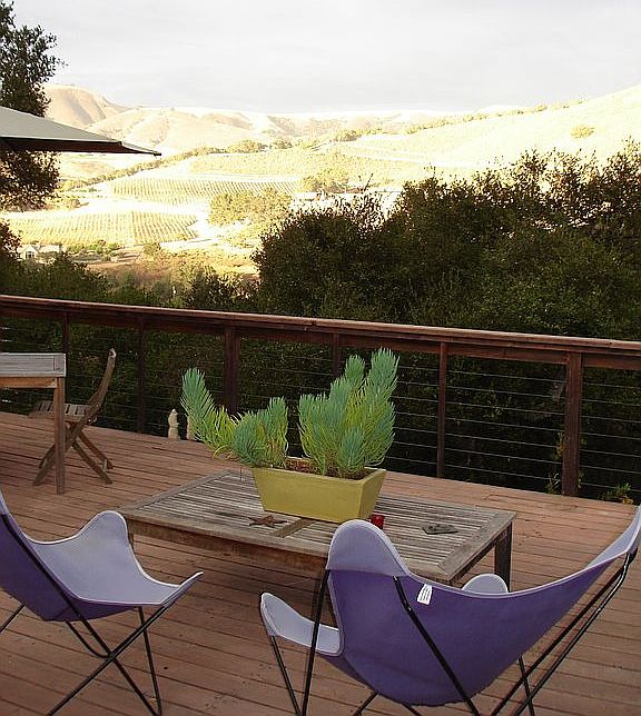 Vinyard views from deck