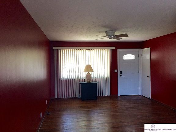Wood floors in living and adjoining dining area have been redone.  Freshly painted walls.