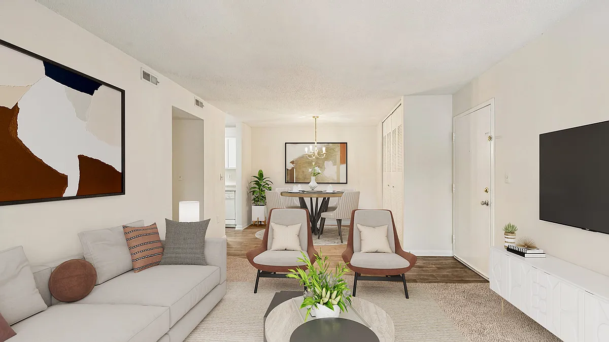 Living Area - Westchester Key Apartments