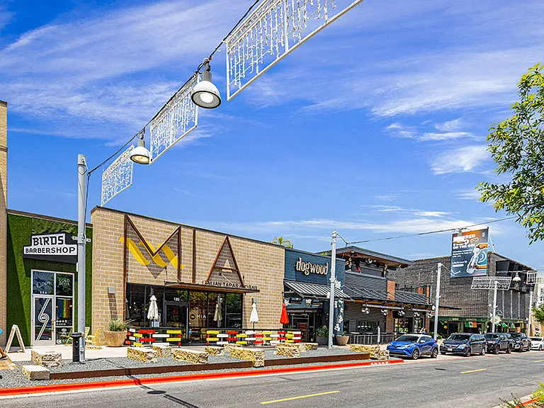 Just walking distance to shopping and entertainment