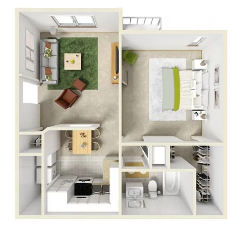 Floor plan 3pc1x1L