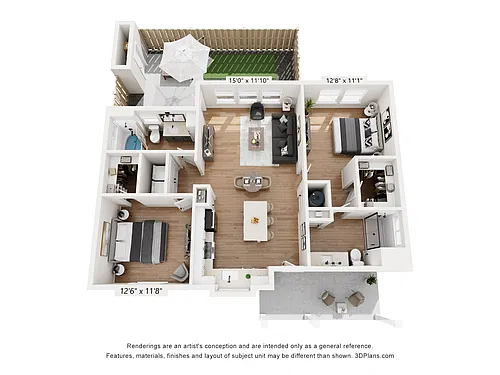 Floor plan The Alamo