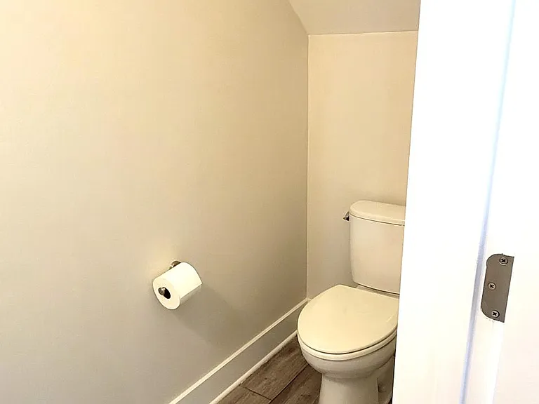 Downstairs, half bath