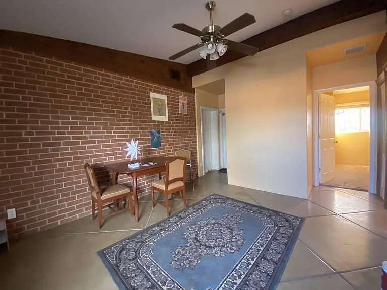 Entry room on 2 bedroom side of house.