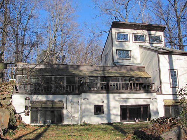 Front view looking North