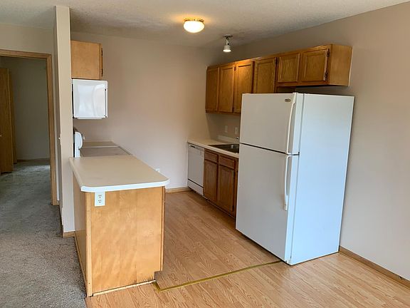 kitchen is upadated with new laminate floor and new countertop