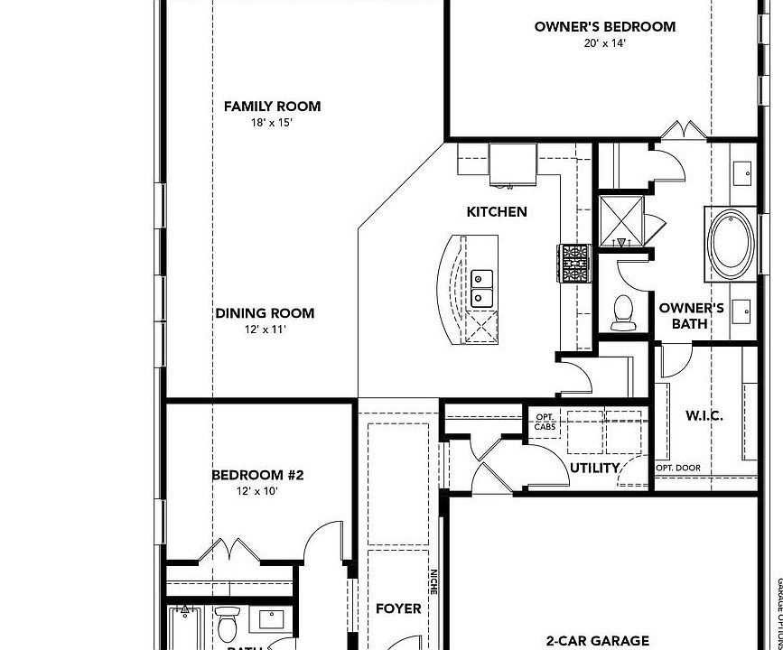 Mahogany Floor Plan