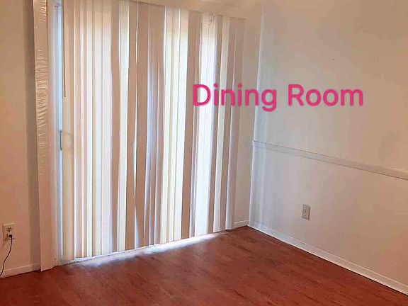Dining Room with big Sliding Doors