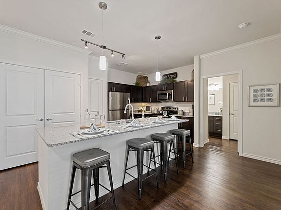 Kitchen with Extended Island