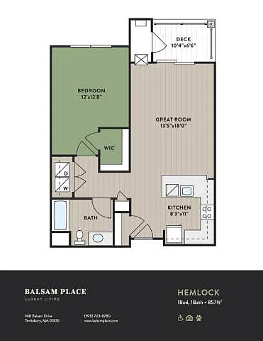 Floor plan Hemlock
