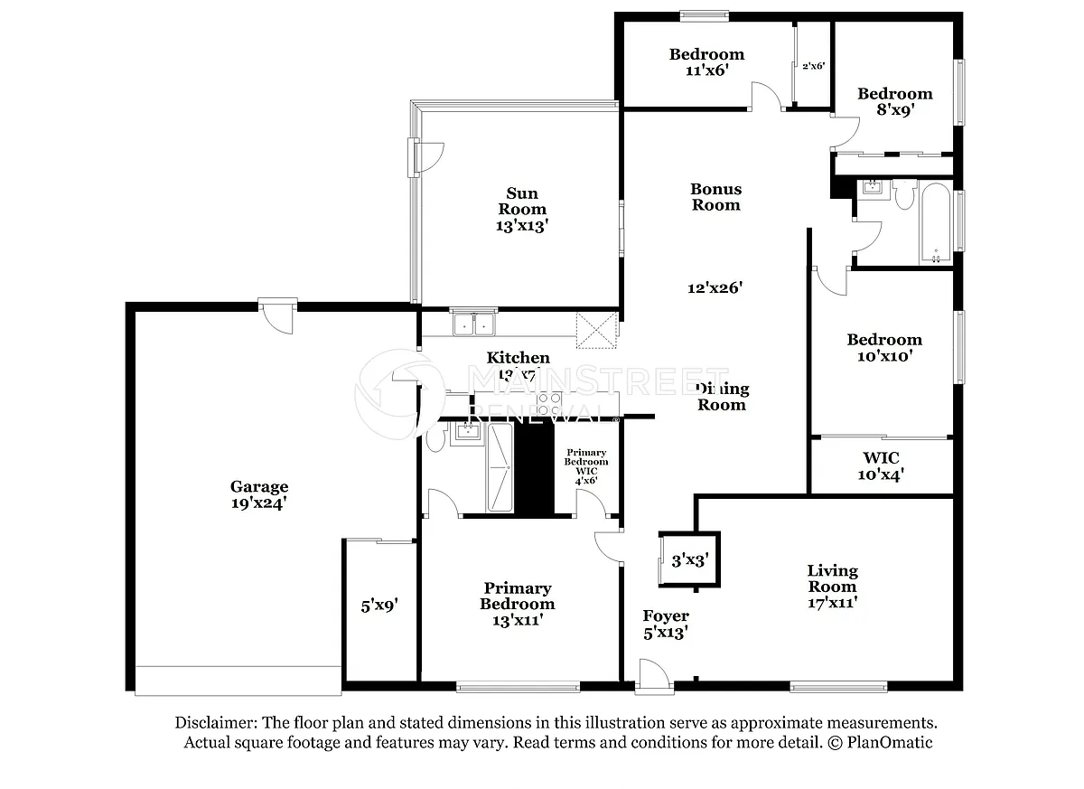 Floor Plan - 1021 Giovanni St