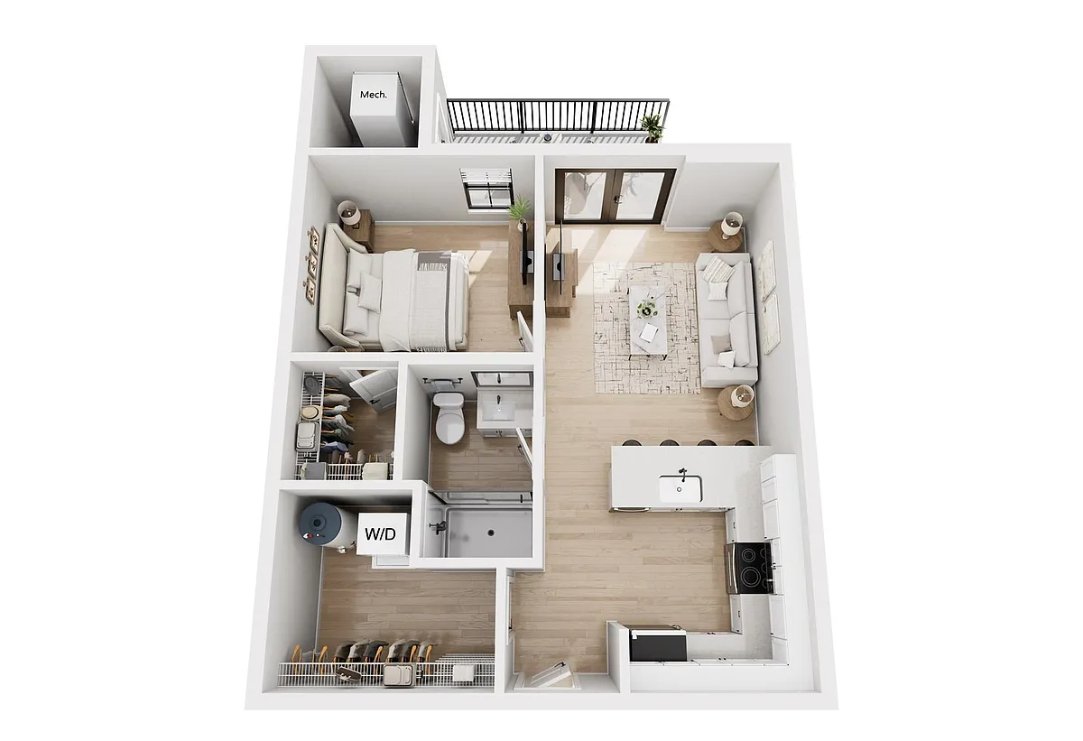 Floor plan 1C