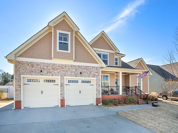 Two car garage with storage
