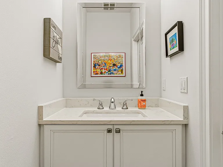Guest powder room