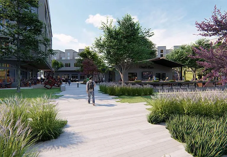 View of new commercial district 1/2l block walk to Beltline