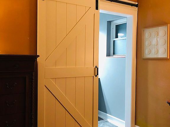 Barn door from master BR