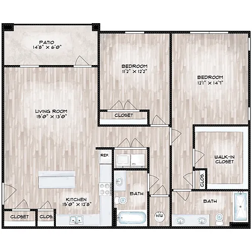 Floor plan 2A "Naples"