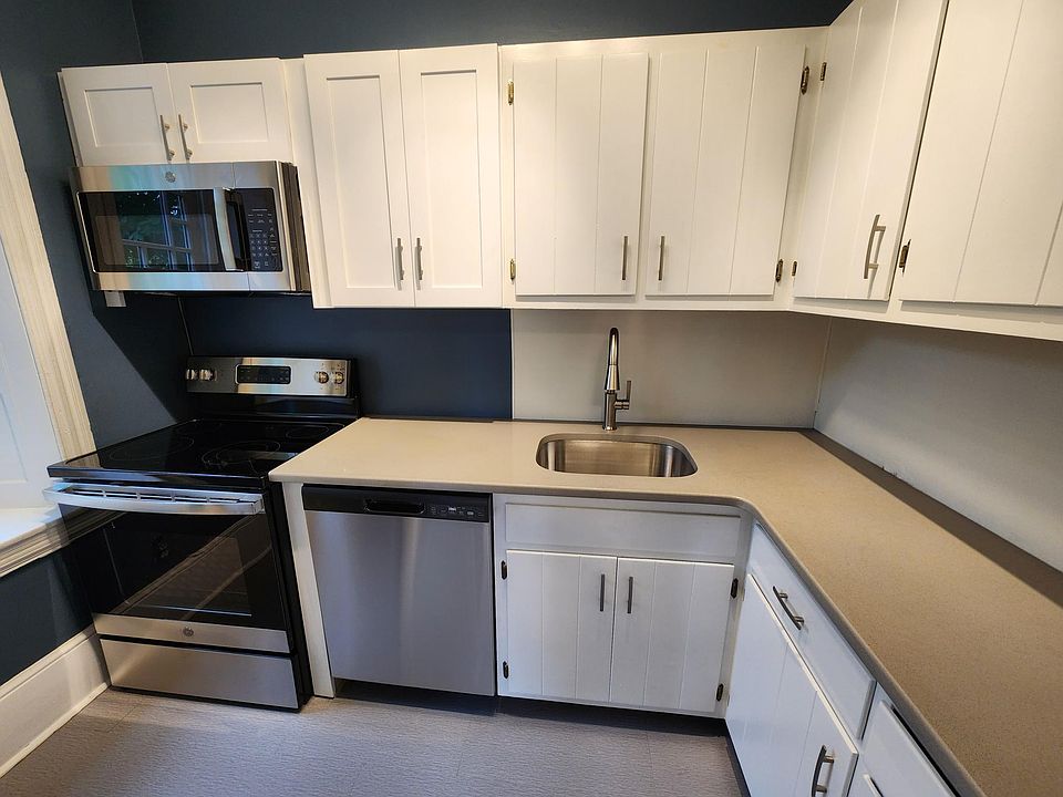 kitchen with new stainless steel appliances