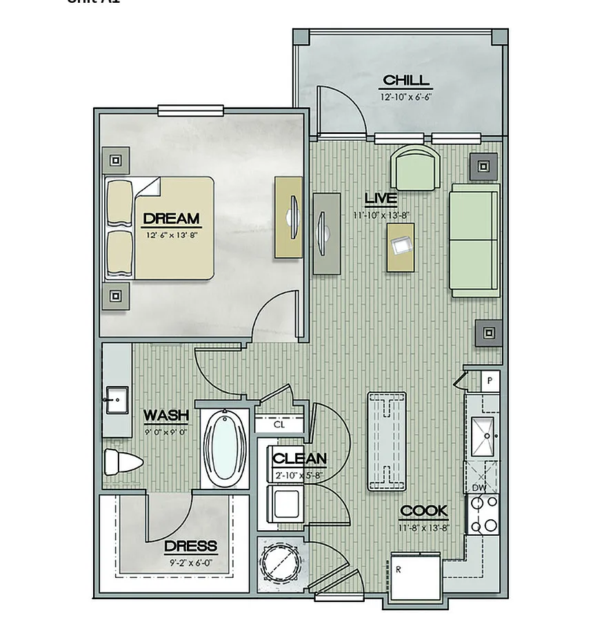 Floor plan A1