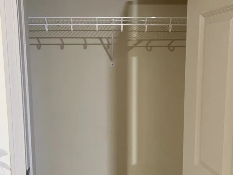 Jacket closet by entry door